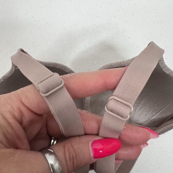 Maidenform Size 32A Bra One Fabulous Fit 2.0 Tailored Demi DM7543 Taupe Women's - Picture 4 of 13